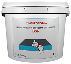 Гидроизоляционный состав для панелей-GSR (ведро 5кг)