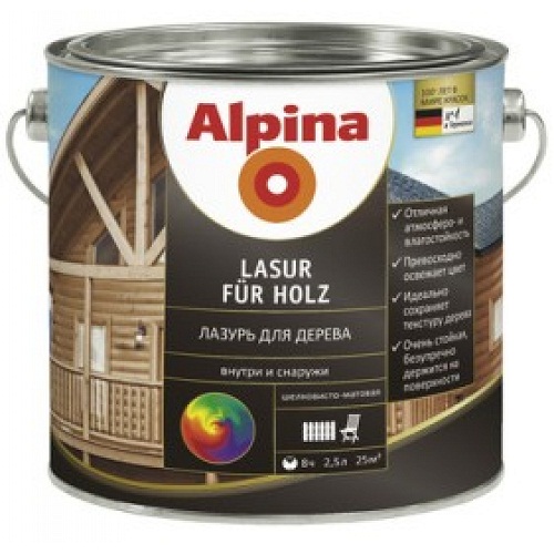Alpina Lasur fur Holz Лазурь для дерева
