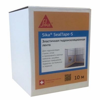 Sika SealTape S RU эласт.гидроизол.лента для герметизации швов во влажных зонах 10 м