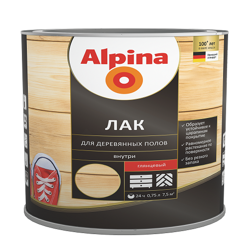 Alpina Лак алкидно-уретановый для дервянных полов