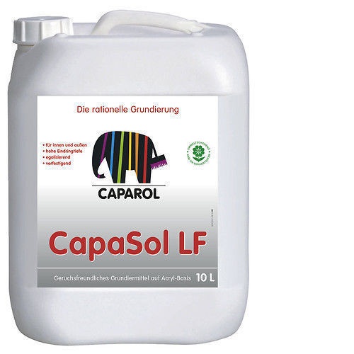 Caparol CapaSol LF, грунтовка для наружных и внутренних работ, 10 л