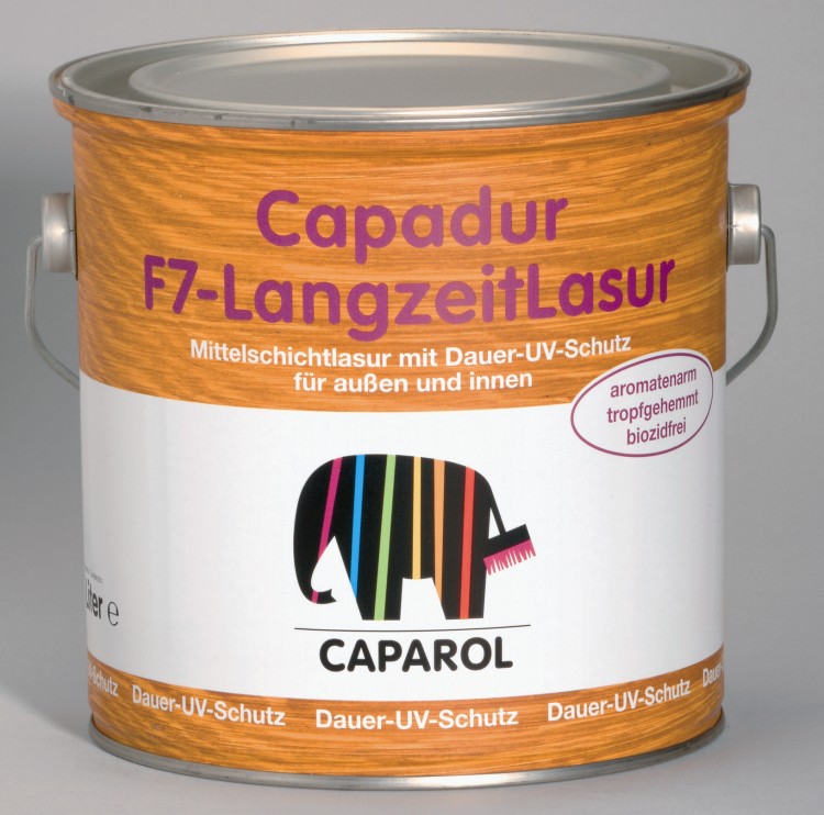 Caparol Capadur F7-LangzeitLazur farblos/Кападур Ф7-ЛангцайтЛазурь, алкидная бесцвет. колер. 0,75 л