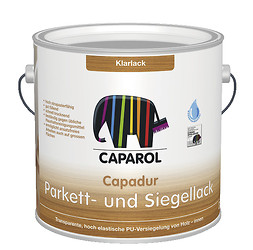 Caparol Capadur Parkett und Siegellack seidenmatt, лак акриловый шелковисто-матовый, 2,5 л